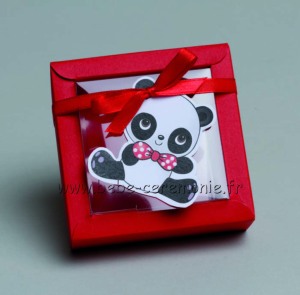 Boîte à dragée panda