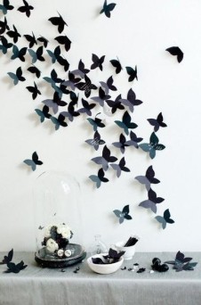 papillons déco murale